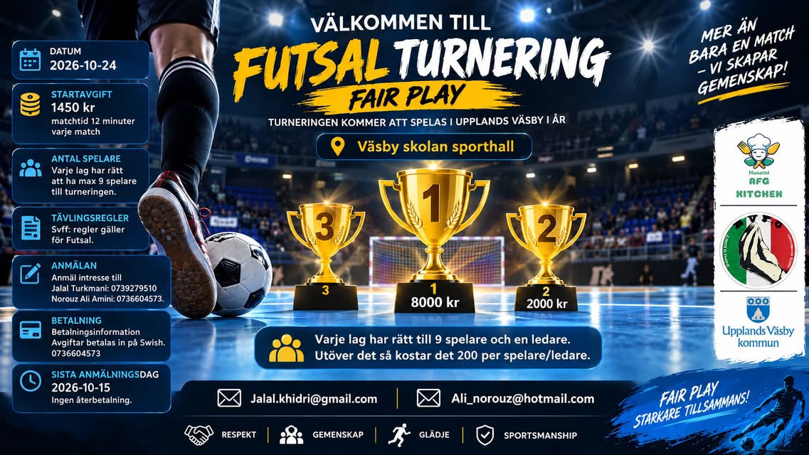 Shirdaghian FC to Compete in Futsal Tournament